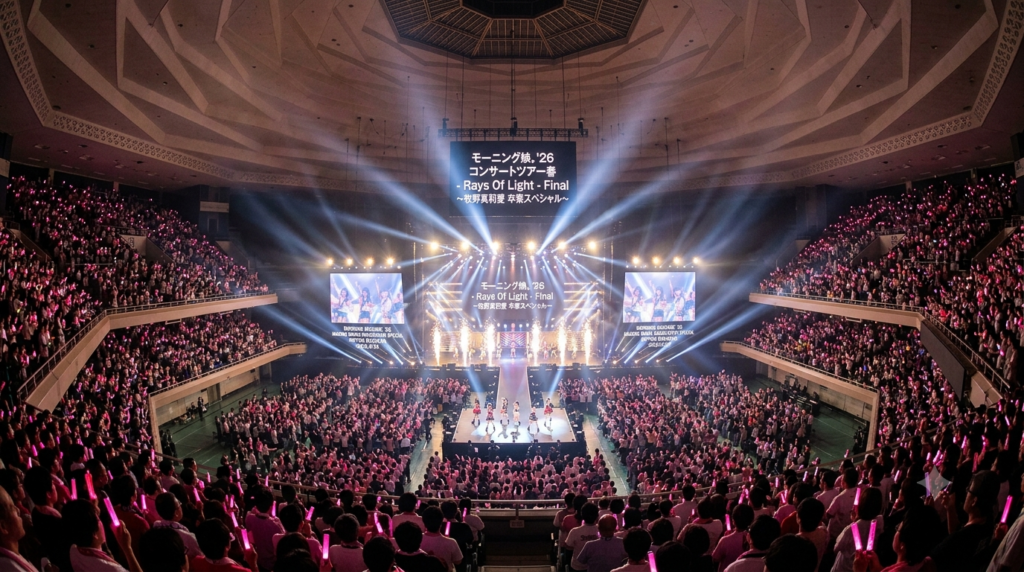 モーニング娘。 コンサートツアー春 – Rays Of Light – Final 〜牧野真莉愛 卒業スペシャル〜 2026/6/24 日本武道館のライブレポート