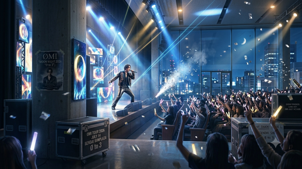 ØMI MOON NIGHT 2026 “Ø to 3” 2026/7/14 仙台サンプラザのライブレポート