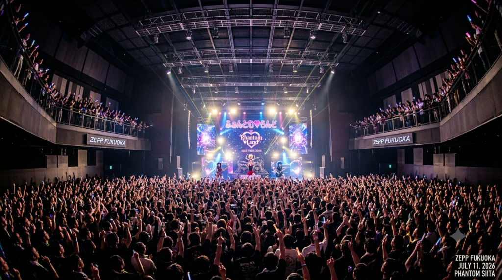 ファントムシータ Zepp Tour 2026「ふぁんとむ♥らんど」 2026/7/11 Zepp Fukuokaのライブレポート