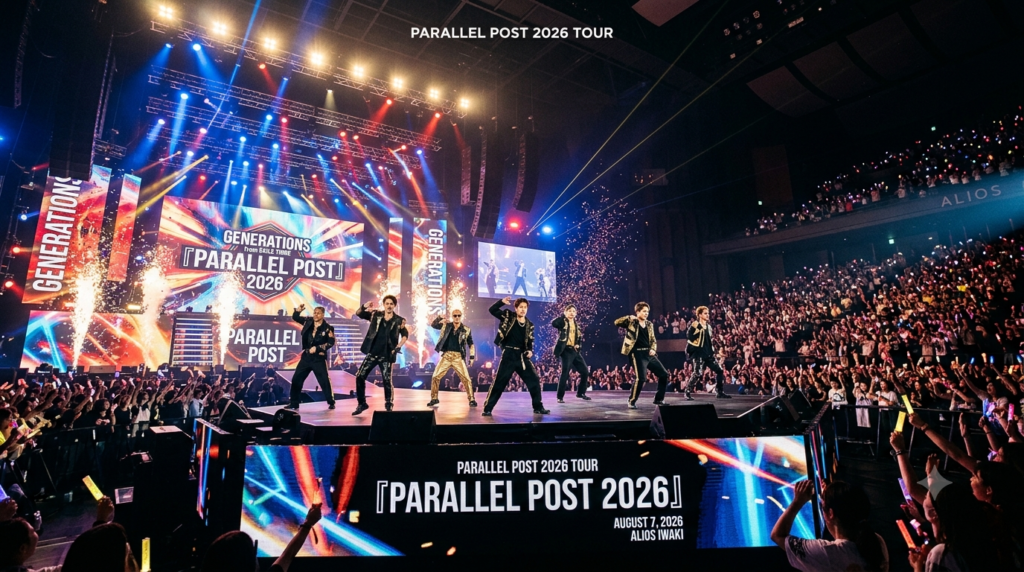 GENERATIONS PARALLEL POST 2026 2026/8/7 いわきアリオスのライブレポート