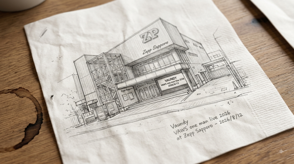 Vaundy VAWS one man live 2026 at Zepp Sapporo 2026/8/12 Zepp Sapporoのライブレポート