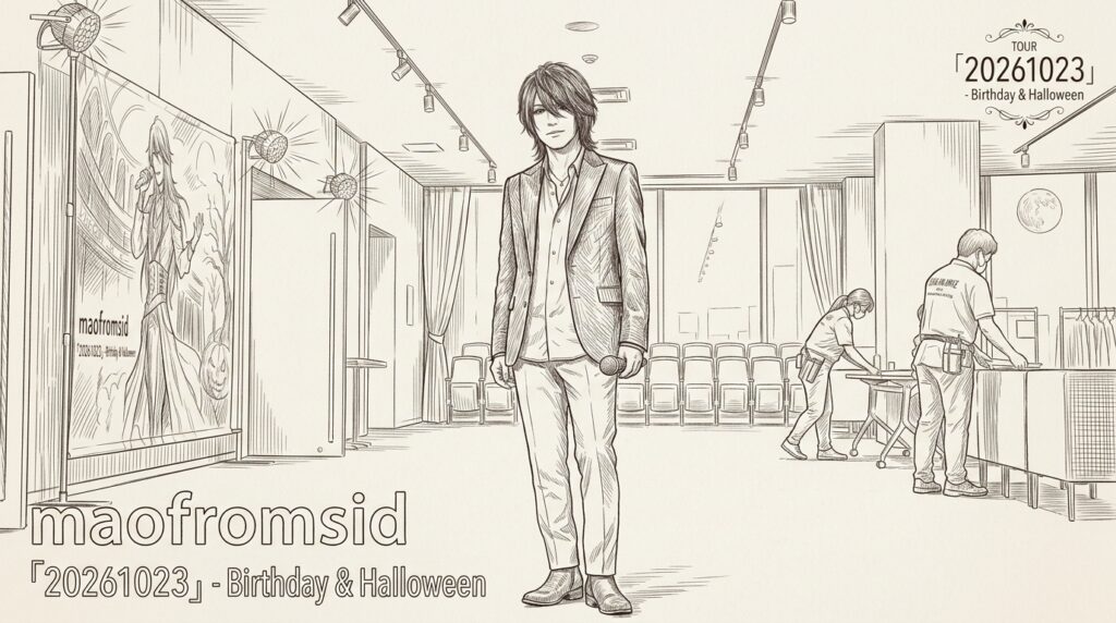 マオ from SID 「20261023」-Birthday & Halloweenのスケジュール・キャパ・ホテル予約