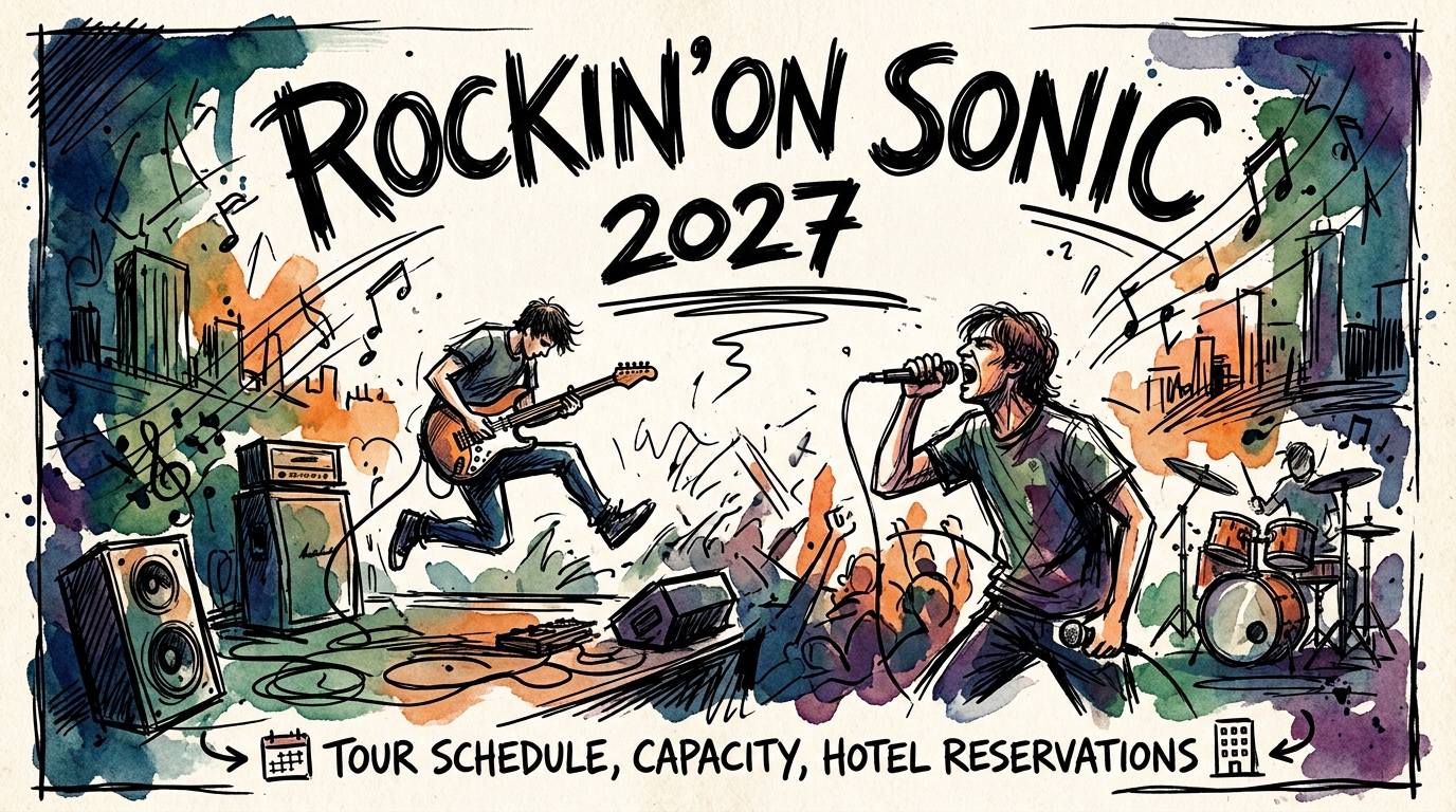 rockin’on sonic 2027のスケジュール・キャパ・ホテル予約