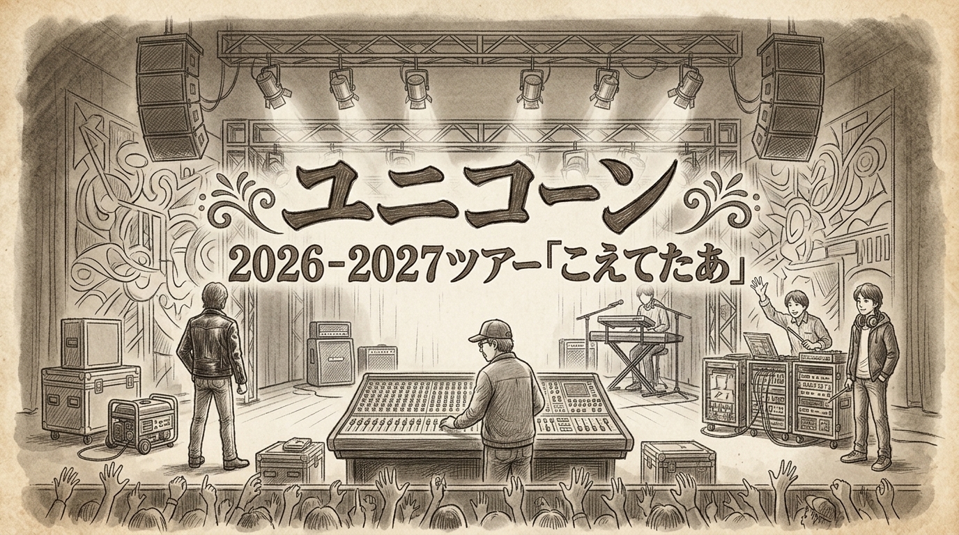 ユニコーン 2026-2027ツアー「こえてたあ」