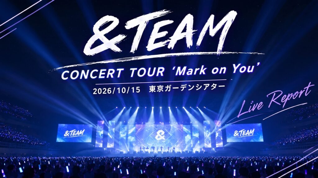 &TEAM CONCERT TOUR ‘Mark on You’ 東京ガーデンシアター公演（2026/10/15）ファン反応まとめ