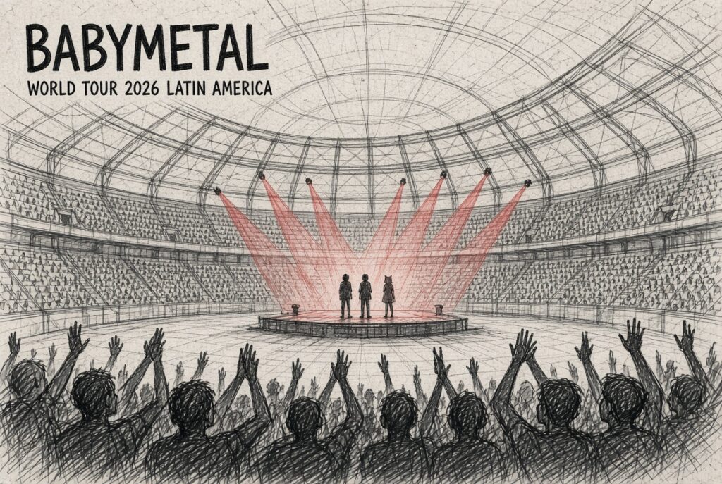 BABYMETAL WORLD TOUR 2026 LATIN AMERICAのスケジュール・キャパ・ホテル予約
