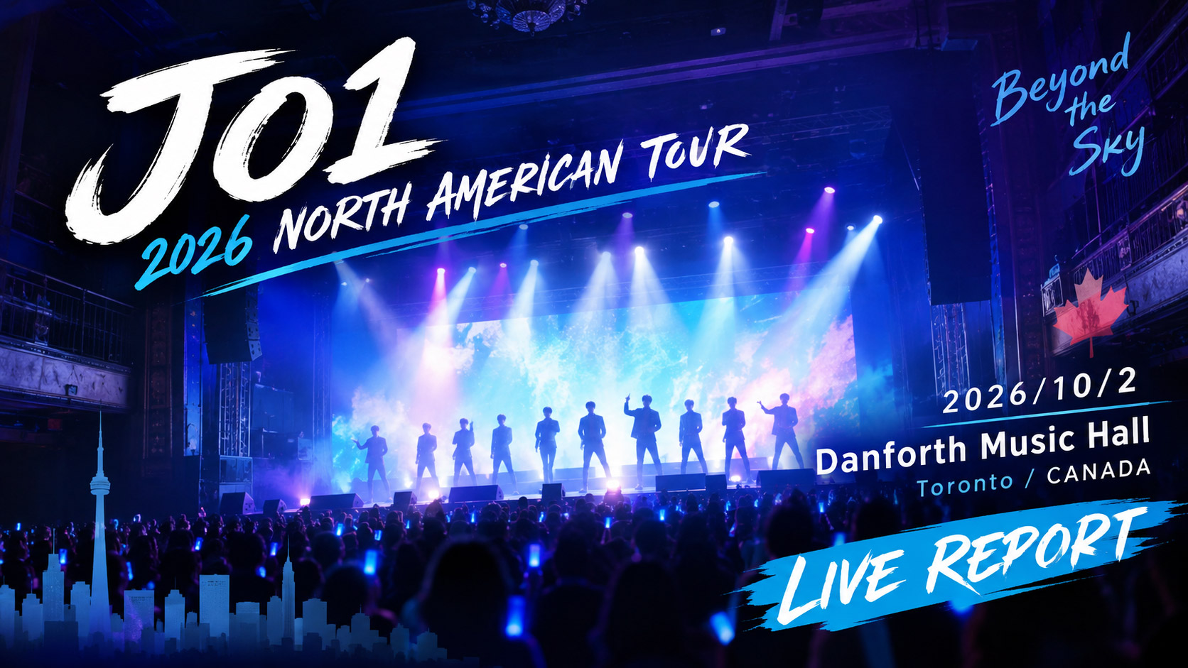 JO1 2026 NORTH AMERICAN TOUR 2026/10/2 Danforth Music Hall（カナダ／トロント）のライブレポート