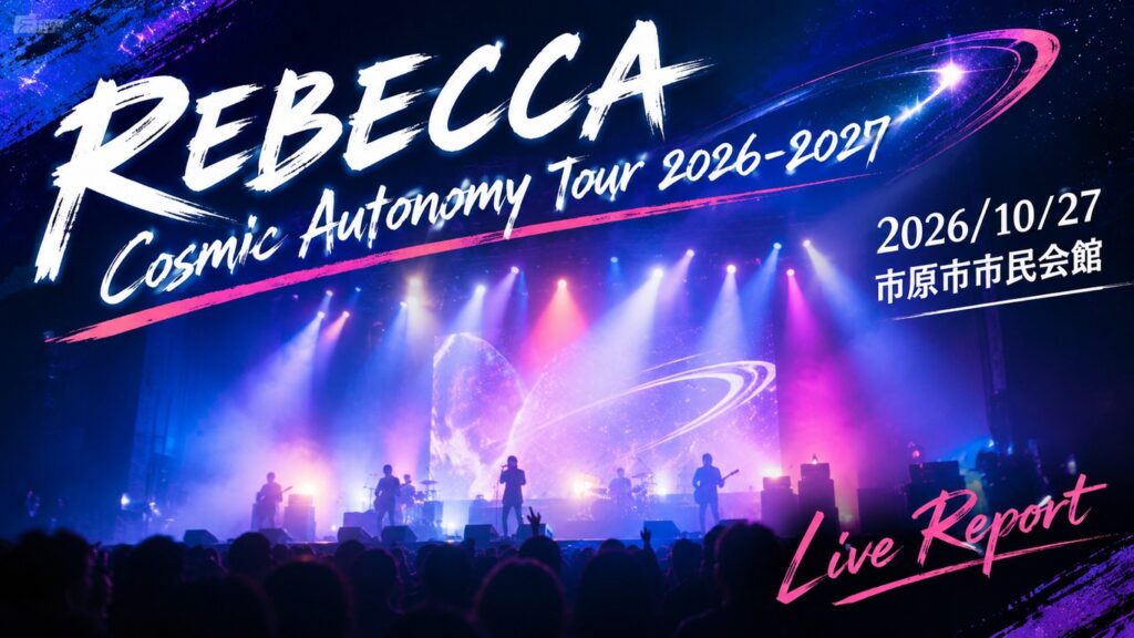 REBECCA『Cosmic Autonomy Tour 2026-2027』市原市市民会館公演（2026/10/27）ファン反応まとめ
