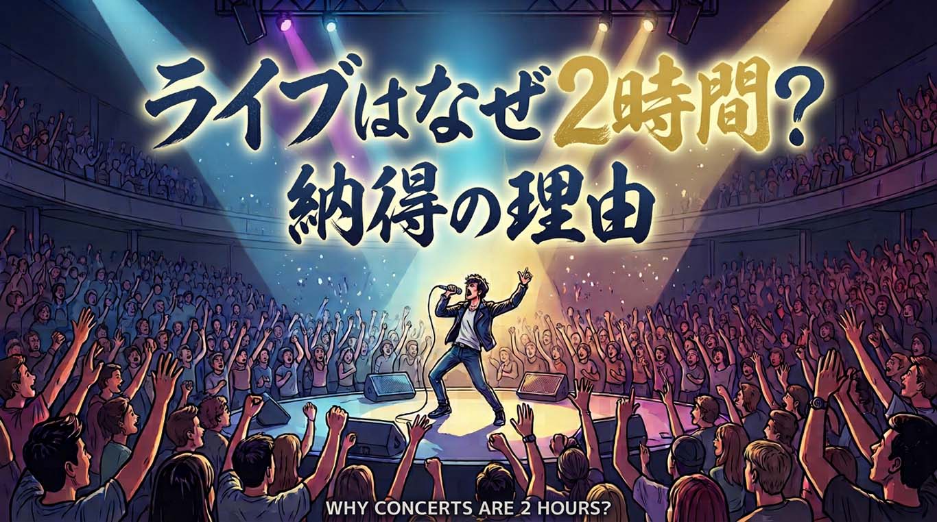 なぜコンサートって2時間？「短くして安く」や「1日2公演」にならない理由