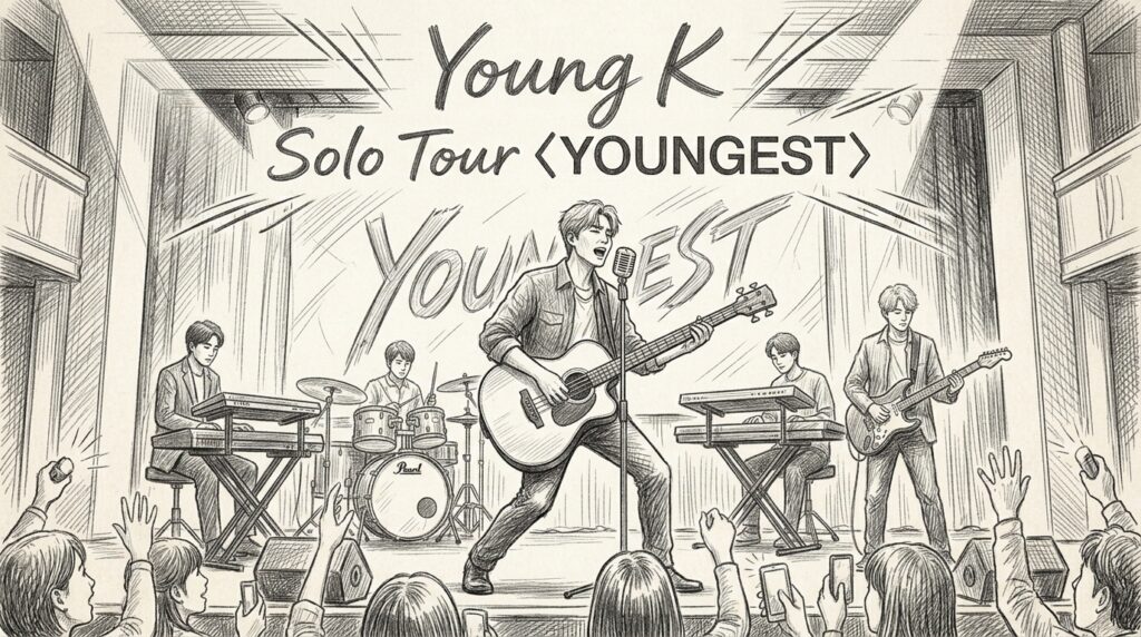 Young K Solo Tour のスケジュール・キャパ・ホテル予約