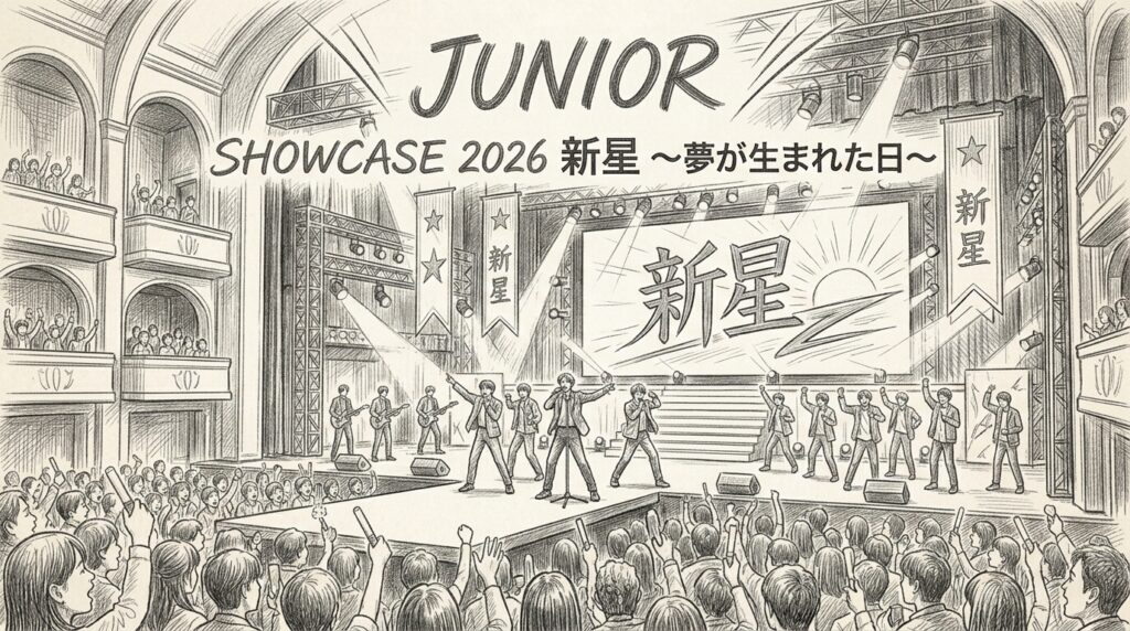 ジュニア Showcase 2026 新星 〜夢が生まれた日〜のスケジュール・キャパ・ホテル予約